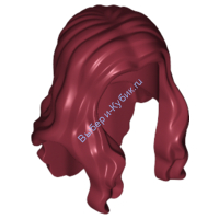 Деталь Лего Волосы Цвет Темно-Красный