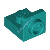Деталь Лего Кронштейн 1 х 1 - 1 х 1 Перевернутый Цвет Темно-Бирюзовый