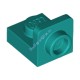 Деталь Лего Кронштейн 1 х 1 - 1 х 1 Перевернутый Цвет Темно-Бирюзовый