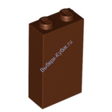 Деталь Лего Кубик 1 х 2 х 3 Цвет Коричневый