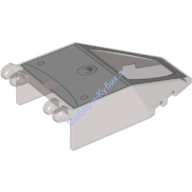 Деталь Лего Лобовое Стекло 7 х 4 х 1 2/3 С Рисунком Цвет Прозрачно-Коричневый