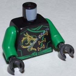 Детали Лего Торс С Рисунком Цвет Черный