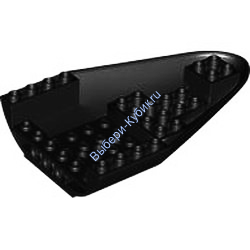 Деталь Лего Фюзеляж Самолета 8 х 12 С 4 Отверстиями Цвет Черный