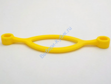 Деталь Лего Упряжь Для Собачьих Упряжек - Гибкая Резина Цвет Желтый