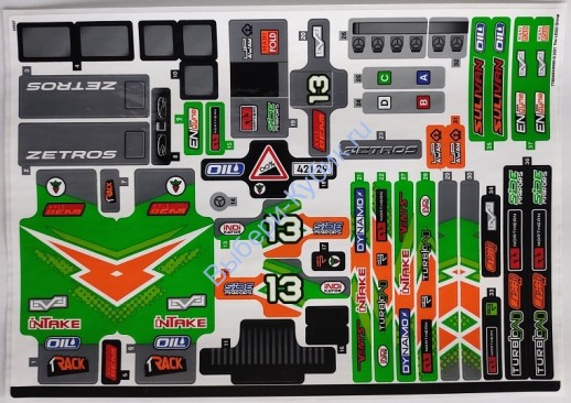 Наклейки К Набору Лего Техник 42129 — (77604/6338500)