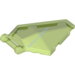 Деталь Лего Лобовое Стекло 6 х 4 х 1 Шестиугольная С Ручкой Цвет Прозрачно-Ярко-Зеленый