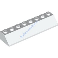 Деталь Лего Скос 45 2 х 8 Цвет Белый