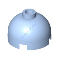 Деталь Лего Кубик Круглый 2 х 2 Верх Купола Цвет Ярко-Светло-Голубой