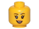 Деталь Лего Голова Женская Цвет Желтый