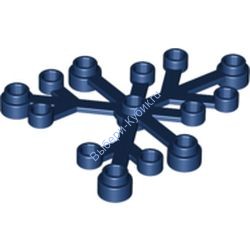 Деталь Лего Листья 6 х 5 Цвет Темно-Синий