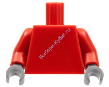 Деталь Лего Торс Цвет Красный