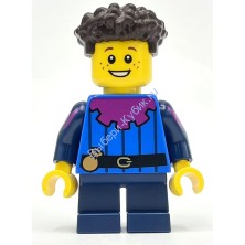 Минифигурка Лего Замок Крестьянин Мальчик Трубадур