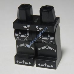 Деталь Лего Ноги С Рисунком Цвет Черный