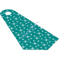 Деталь Лего Плащ Ткань Фрэндс С Рисунком Цвет Темно-Бирюзовый