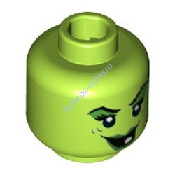 Деталь Лего Голова Минифигурки Цвет Лайм