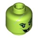 Деталь Лего Голова Минифигурки Цвет Лайм