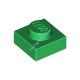 Деталь Лего Пластина 1 х 1 Цвет Зеленый