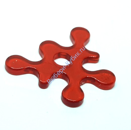 Деталь Аналог Совместимый С Лего Лужа Цвет Прозрачно-Красный