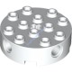 Деталь Лего Техник Кубик Круглый 4 х 4 Цвет Белый