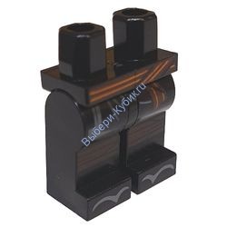 Деталь Лего Ноги С Рисунком Цвет Черный