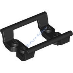 Деталь Лего Рельсы Для Горок Цвет Черный