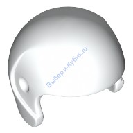 Деталь Лего Шлем Спорт / Полет Цвет Белый