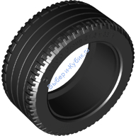 Деталь Лего Шина 81.6 x 36 Цвет Черный