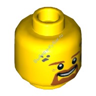 Деталь Лего Голова Минифигурки Цвет Желтый