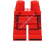 Деталь Лего Ноги С Рисунком Цвет Красный 970c00pb1659