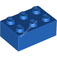 Деталь Лего Кубик 2 х 3 Цвет Синий
