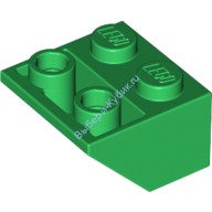 Деталь Лего Скос Перевернутый 45 2 х 2 Цвет Зеленый
