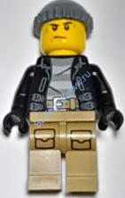 Минифигурка Лего Сити- Городской бандит