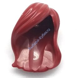 Деталь Лего Волосы Минифигурки Цвет Темно-Красный