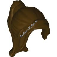 Деталь Лего Парик Женский Цвет Темно-Коричневый