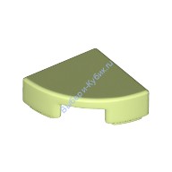 Деталь Лего Плитка Круглая 1 х 1 Четверть Цвет Фисташковый