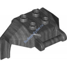 Деталь Лего Броня Для Большого Робота С Ручкой Цвет Перламутрово-Темно-Серый