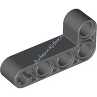 Деталь Лего Техник Бим 2 х 4 L-Формы Толстый Цвет Темно-Серый