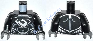 Детали Лего Торс С Рисунком Цвет Черный