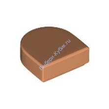 Деталь Лего Плитка 1 х 1 Полукруг Цвет Телесный