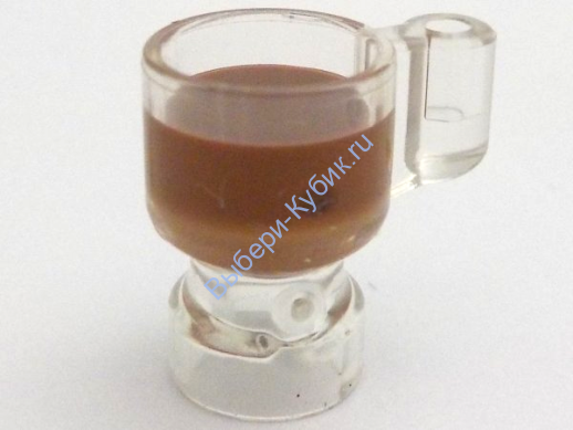 Деталь Лего Кружка С Красно-Коричневым Напитком Цвет Прозрачный