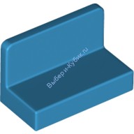 Деталь Лего Панель 1 х 2 х 1 С Закругленными Углами Цвет Темно-Лазурный