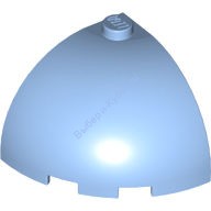 Деталь Лего Кубик Круглый Угол 3 х 3 х 2 Верх Купола Цвет Ярко-Светло-Голубой