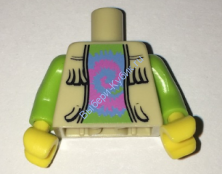 Деталь Лего Торс С Рисунком Цвет Песочный
