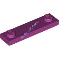 Деталь Лего Пластина 1 х 4 С 2 Штырьками И Желобком Цвет Маджента