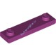 Деталь Лего Пластина 1 х 4 С 2 Штырьками И Желобком Цвет Маджента