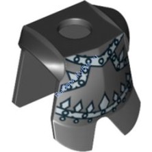 Деталь Лего Доспехи С Рисунком Цвет Черный