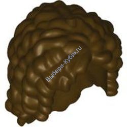 Деталь Лего Парик Цвет Темно-Коричневый