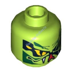 Деталь Лего Голова Минифигурки Цвет Лайм
