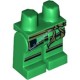 Деталь Лего Ноги С Рисунком Цвет Зеленый