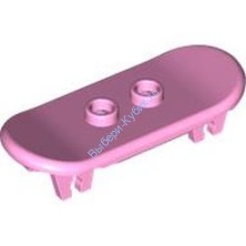 Деталь Лего Доска Для Скейта С Держателями Для Колес Цвет Ярко-Розовый